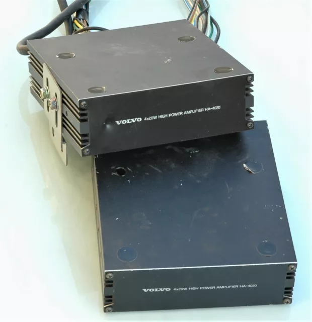 2X Vintage Volvo Oem Amp / Amplifier Model Ha4020 - Untested As-Is For Parts