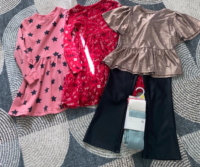 Pacchetto vestiti invernali/natali per ragazze NEXT F&F Matalan età 9-10