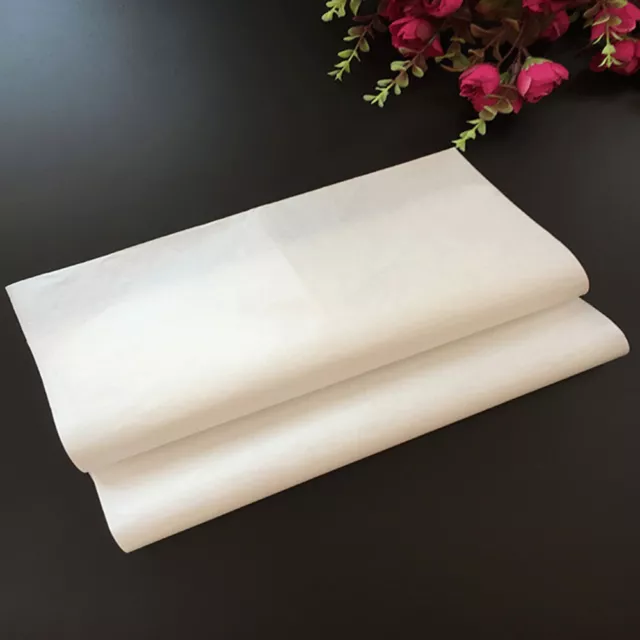 100 PCS Parchment Paper Greaseproof Packaging for Baked Goods Blank