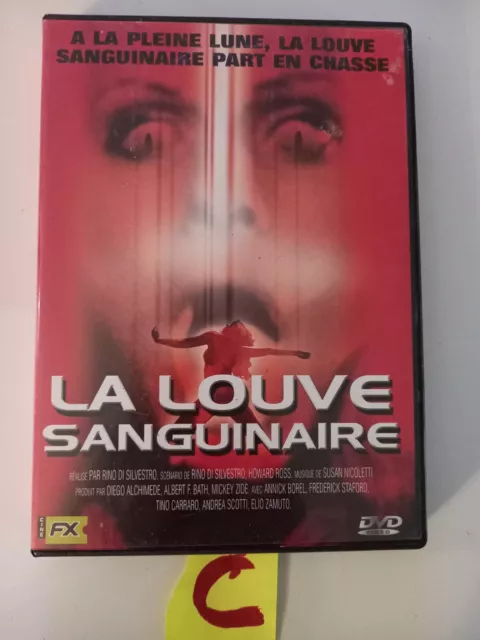 DVD "LA LOUVE SANGUINAIRE" film d'horreur de Rino DI SILVESTRO