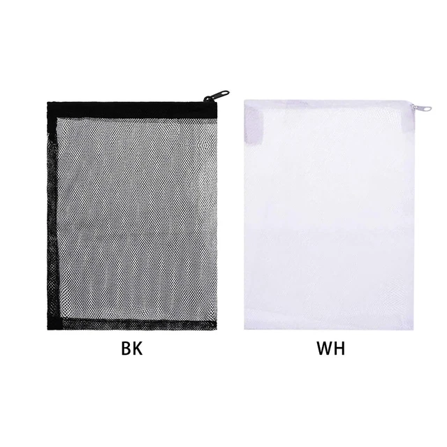 Bolsa de medios de filtro de malla con cremallera para acuario filtro de contenedor externo - 15 x 20FA
