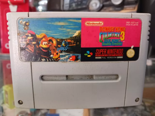 DONKEY KONG COUNTRY 3 Game Cartridge Super Nintendo