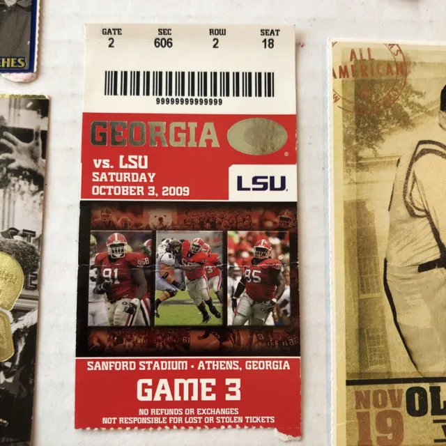 LSU College Football Tickets . LSU/OLE MISS/ Florida/Georgia/Notre Dame 95-09 8