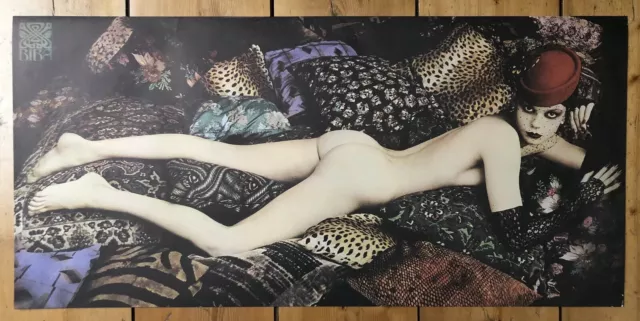 Vintage BIBA Poster Nude Art Print 1974 by James Wedge MINT/EX New Old Stock