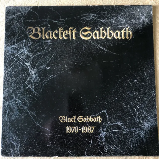 Black Sabbath - Blackest Sabbath (1970-1987) x2LP - 1989 First Press VG/VG+