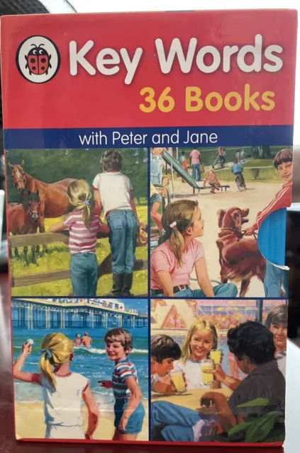 Ladybird Key Words with Peter and Jane 36 Books Box Set (HB)