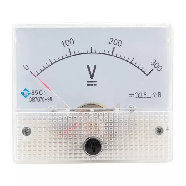 1pc DC Analog Voltage Meter Voltmeter Gauge 85L1 0-20/30/50/100/200/500V