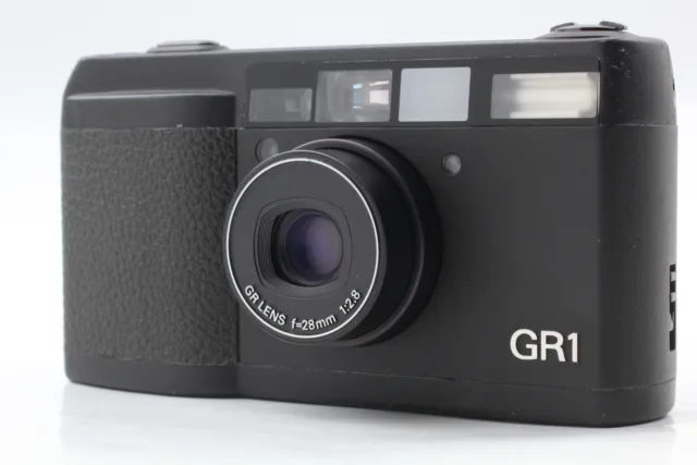 LCD Works [Near MINT] Ricoh GR1 Black Point & Shoot 35mm Film Camera From JAPAN