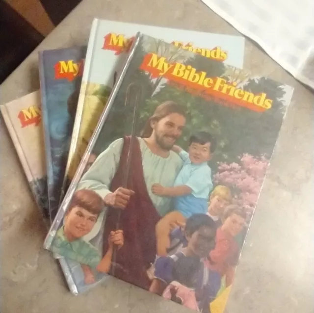 My Bible Friends Lot of 4HARDCOVER/Etta B. Degering, 1,2,4,5 Children Christian