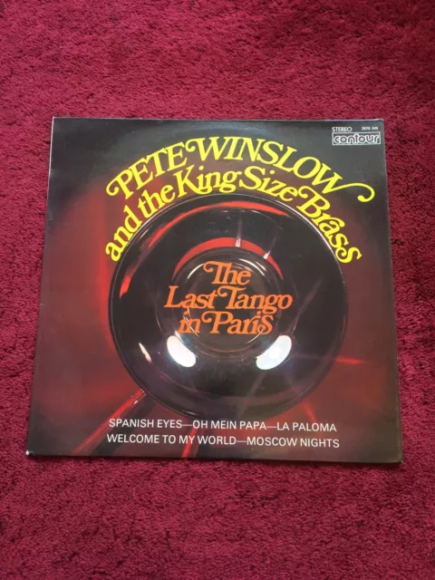 PETE WINSLOW AND THE KING SIZE BRASS 12"LP Vinyl Record MINT CONDITION