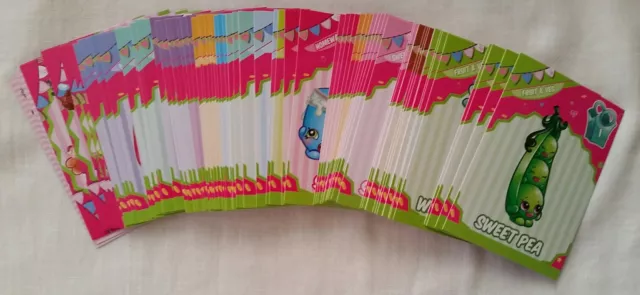 Shopkins Season 3 Collector Cards near full Common Card set 1-80 missing 3 cards