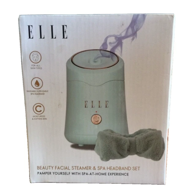 Elle - Beauty Facial Spa Steamer Equipment Headband Set Deep Cleanser Mist Steam