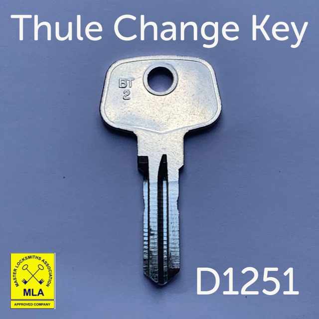 THULE UNIVERSAL CHANGE Key D1251 For Removing & Refitting Thule Lock