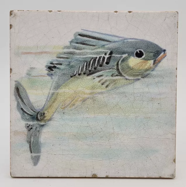 1930s Dunsmore Fish Tile Polly Brace Minton Tile From Chris Blanchett Collection
