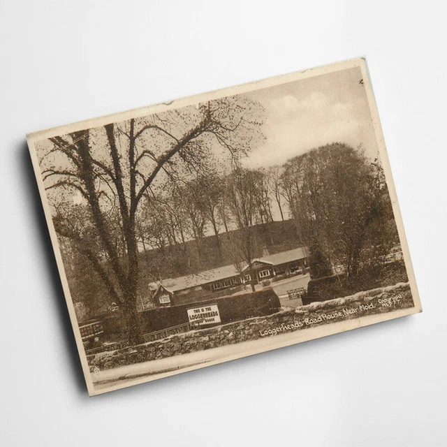 A4 PRINT Vintage Wales Loggerheads Road House, Near Mold EUR 7,14