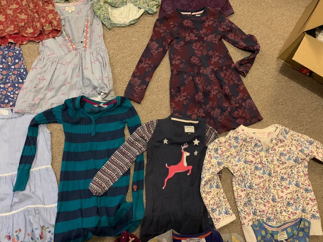Eighteen Piece Huge Girls Age 8-9 Fat Face Mainly Dress Clothes bundle. 5
