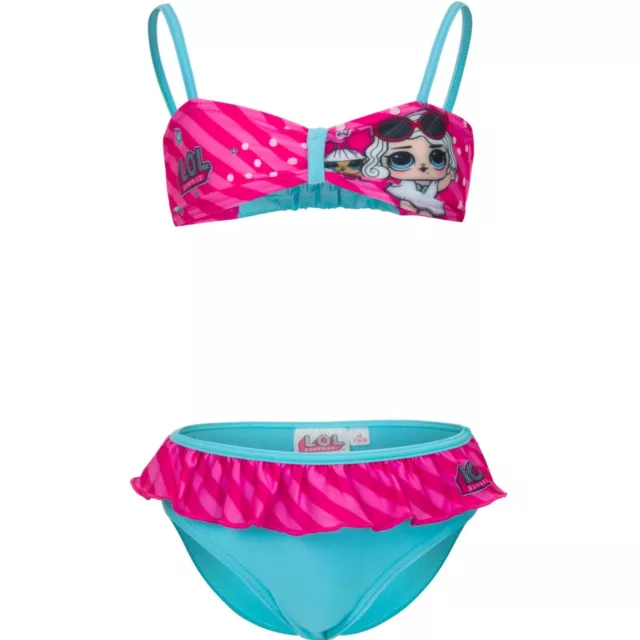 Costume da bagno bambina LOL Surprise 2 pezzi bikini bimba mare piscina completo 2