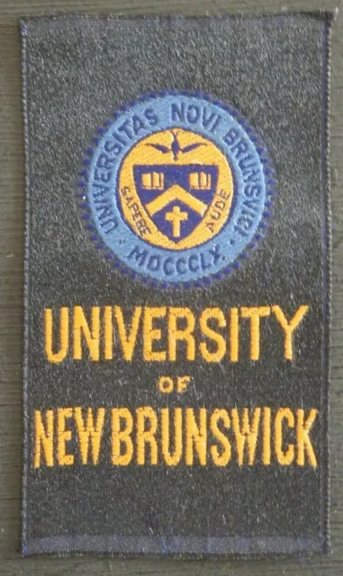 UNIVERSITY of NEW BRUNSWICK Canadian Miscellany 1910 Imperial Tobacco Woven Silk