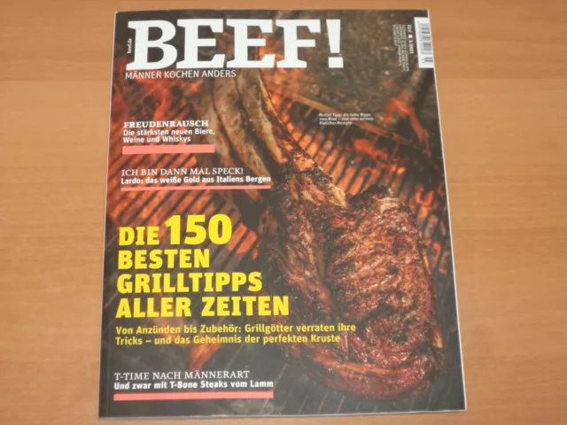 BEEF! Nr. 63 Männer kochen anders "DIE 150 BESTEN GRILLTIPPS" Ausgabe 3/2021