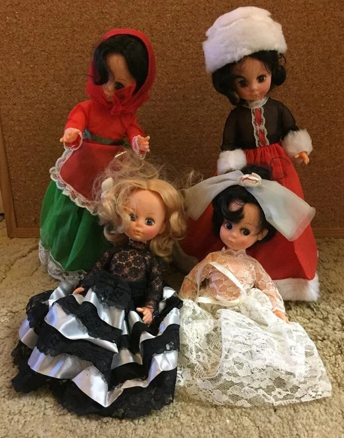 VINTAGE WIND UP Clockwork Musical Dolls of Many Lands Bundle Job Lot Miss Russia 12.75 PicClick UK