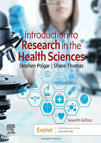 INTRODUCTION TO RECHERCHE En The Health Sciences Par Polgar Bsc (Hons ...