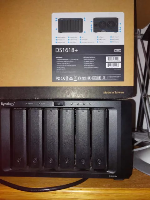 Synology ds1618+ /5x10TB/backup system