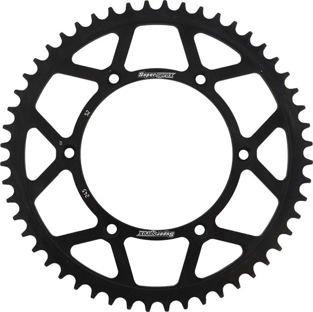 Supersprox Rear Steel Sprocket 52T Black RFE-245-52-BLK
