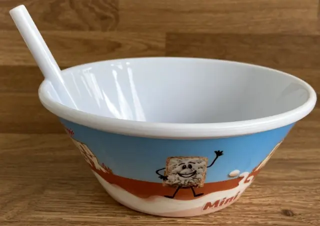 Official 2012 Kellogg's Tip 'N' Sip Mini Max Cereal Bowl With Straw Attached.