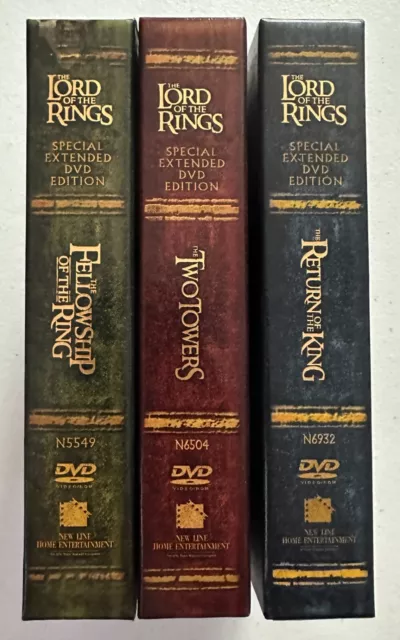 The Lord of the Rings Trilogy Special Extended Edition 12-DVD set - VG+ - USED