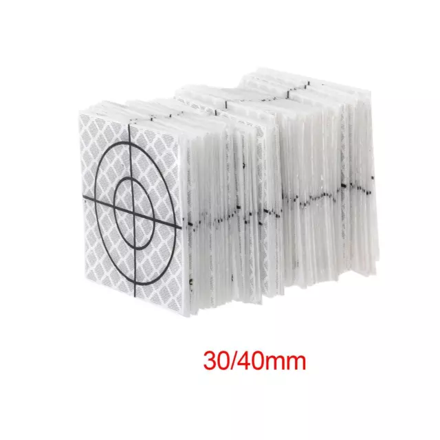 100 Pieces Reflective Adhesive Target Sheets for Building Construction