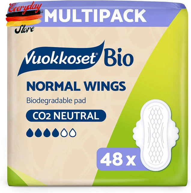 Vuokkoset Normal Wings encuadernación orgánica con alas normal, biodegradable, bio-Ba
