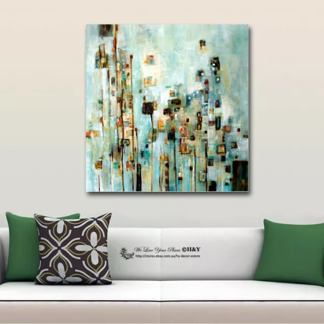 Abstract Stretched Canvas Print Framed Wall Art Home Vintage Decor Painting Gift