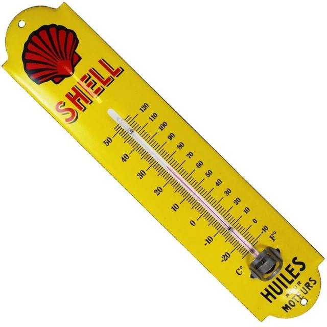 Thermomètre émaillé Bibendum Michelin Planète