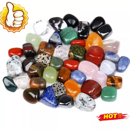 10PC Bulk Mixed Natural Assorted Tumbled Stones Crystal Healing Reiki 10-25mm