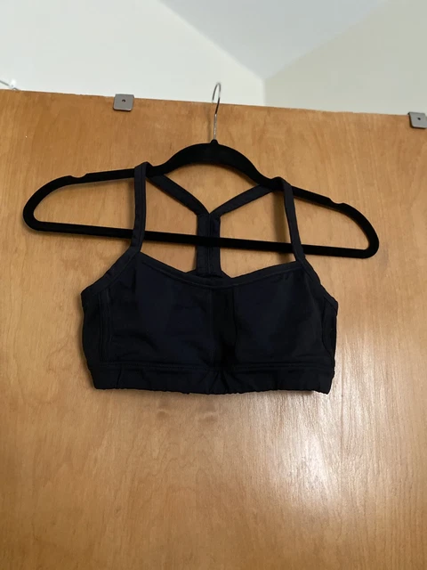 Lululemon pump It up Solid black sports Bra
