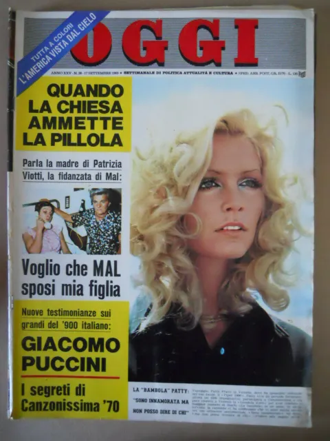 OGGI n�38 1969 Patty Pravo Segreti di Canzonissima 70 Merle Oberon [G802]