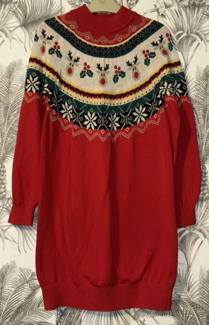 Girls Age 9 (8-9 Years) Next Christmas Jumper Dress