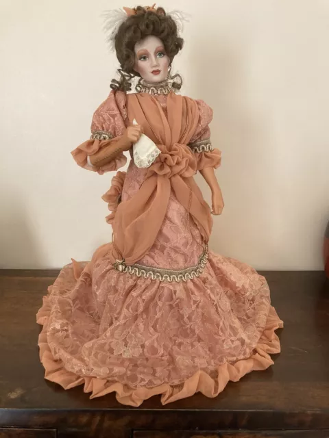 Franklin Mint Anniversary Heirloom Edwardian Mother Of The Bride Doll Ltd Ed