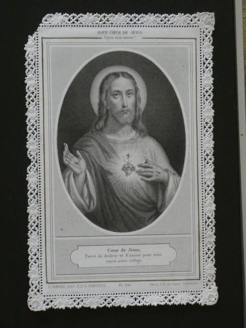 CANIVET DENTELLE La Mere De Dieu L.turgis Jeune 115 Paris Xix Siecle H