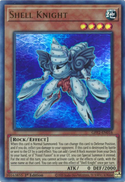 Yugioh! Shell Knight - GFP2-EN016 - Ultra Rare - 1st Edition Near Mint, English