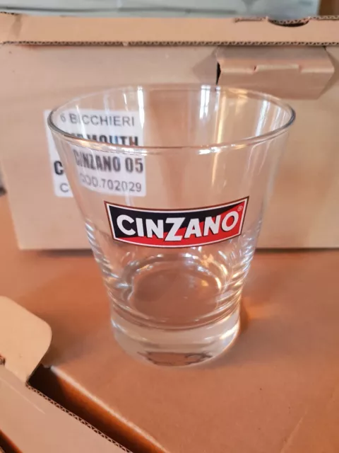 6 Bicchieri Vermouth Cinzano