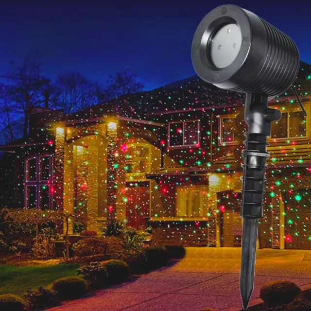 Spot de jardin projecteur laser LED exterieur noel effet ciel étoilé 3