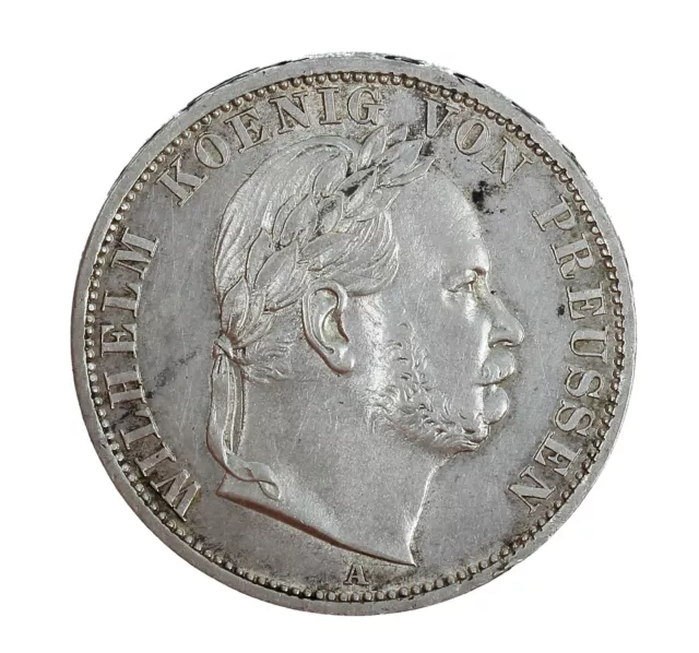 Monnaie Allemagne - Royaume de Prusse Thaler Wilhelm I 1866 Argent Berlin