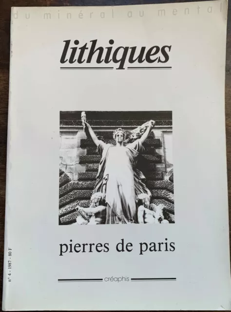 ARCHITECTURE - LITHIQUES - Pierres de Paris - 1987  - LDG8547