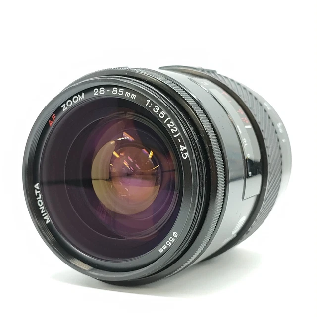 Minolta AF Zoom 28-85mm f/3.5-4.5 Macro Lens for Sony Minolta A Mount -GOOD