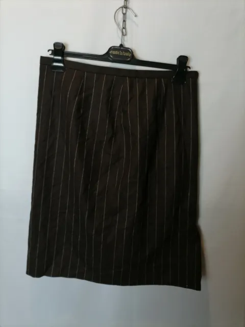 MAX MARA Gonna FORMALE in LANA Skirt MADE in ITALY Taglia 46 Donna