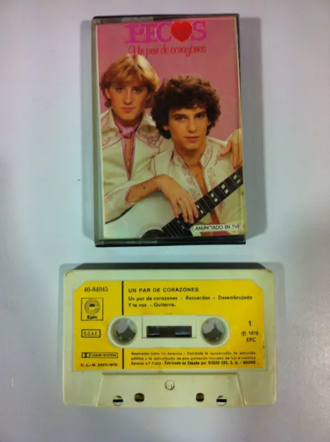 Pecos - Un Par De Corazones - 1979 Cinta Tape Cassette K7 - Paper Label