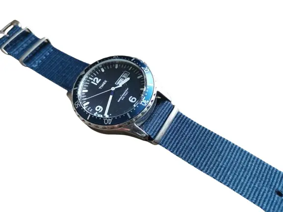 TIMEX × J CREW : ANDROS WATCH NAVY diver's watch VINTAGE COLLECTION J.CREW