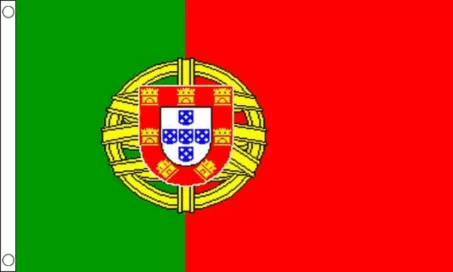 Giant 8ft x 5ft Portugal Portuguese Polyester Material Banner Drape Flag