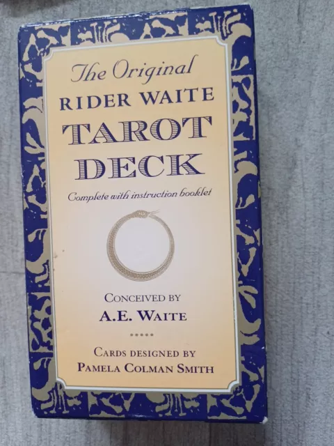 The Original Rider Waite Tarot Deck by Arthur Edward Waite -78 Cards with Instr